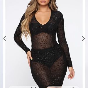 Fashion Nova Isabela Rhinestone Dress